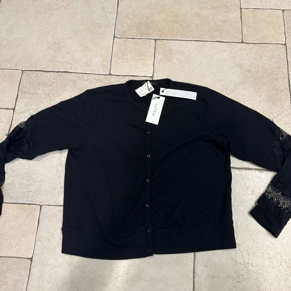 🖤🩶MAVEN LACE NWT SWEATER